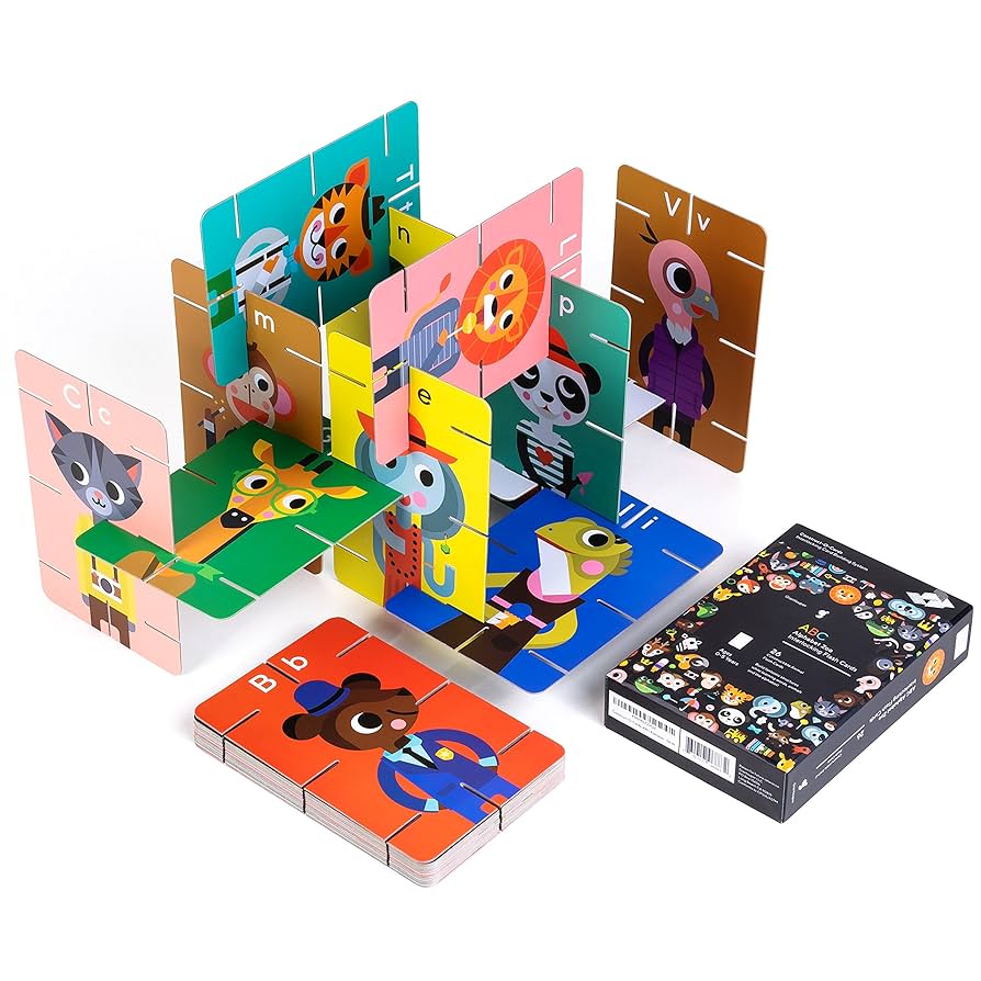 Amazon.co.jp: Giantsuper Construct-O-Cards: ABC